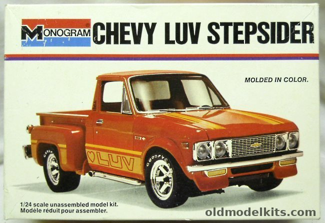 Monogram 1/24 Chevy Luv Stepside Pickup Truck, 2217 plastic model kit